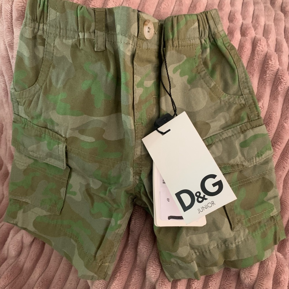 NWT D&G Boys Camo cargo Shorts